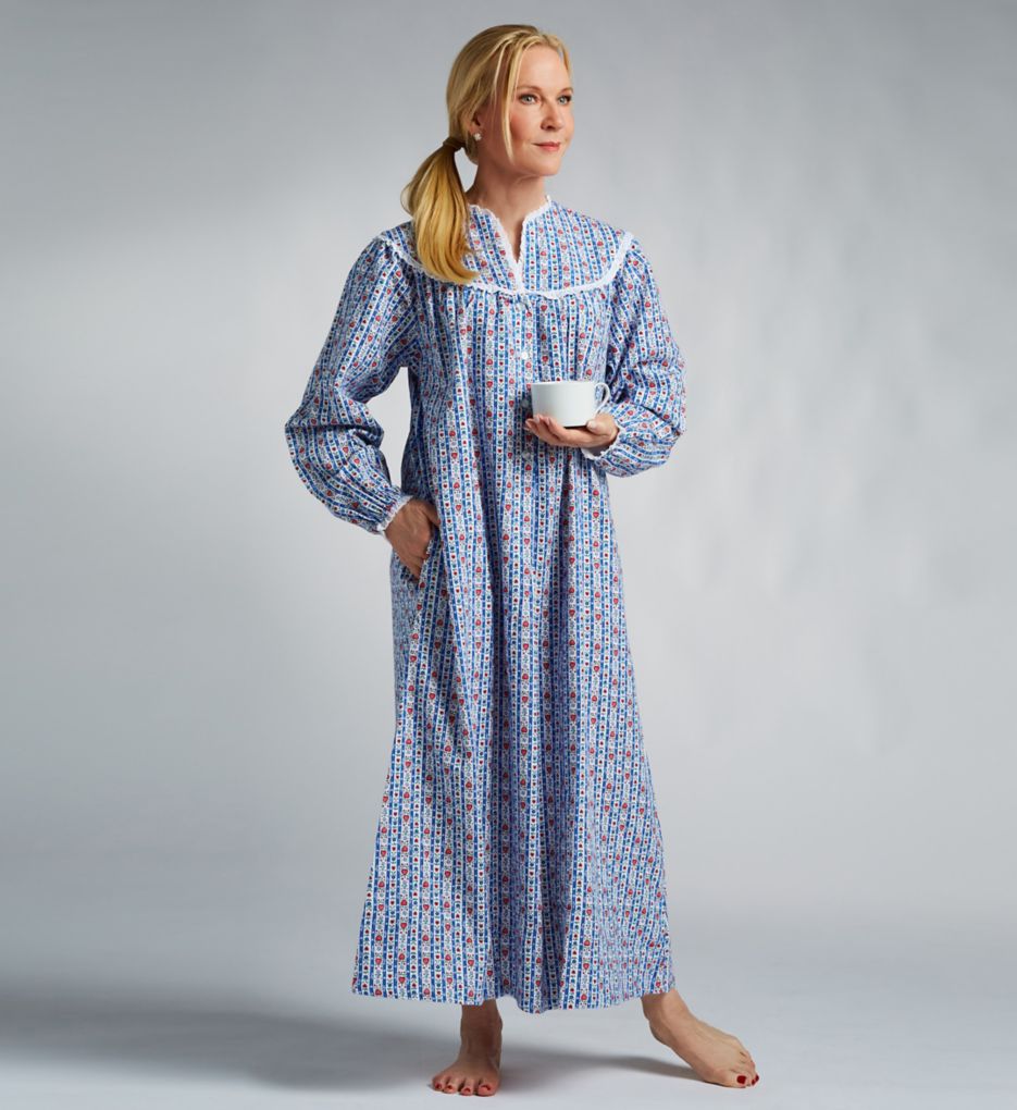 Lanz Tyrolean 50 Inch Flannel Nightgown  Night gown, Flannel nightgown,  Simple dresses