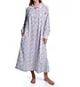 Lanz of Salzburg Long Sleeve Flannel Gown with Peter Pan Collar 5616839