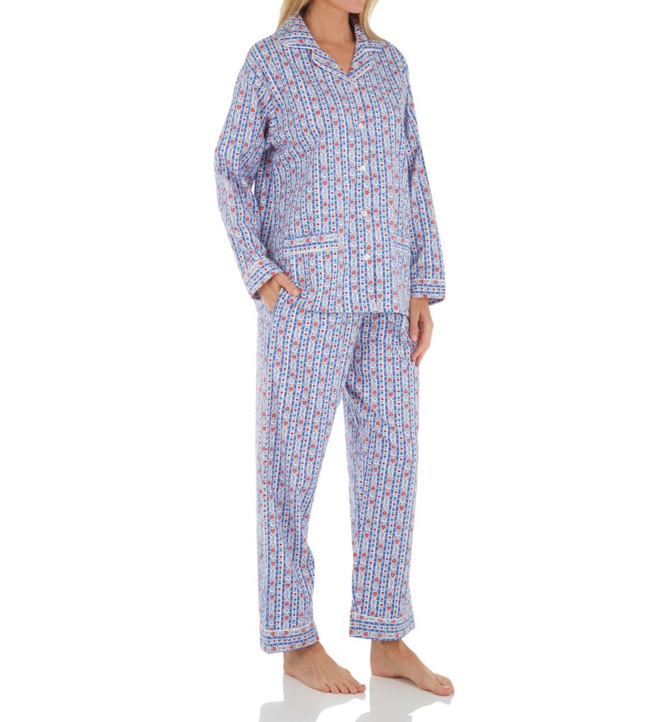 Long Sleeve Flannel Pajama Set