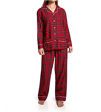 Lanz of Salzburg Long Sleeve Flannel Pajama Set