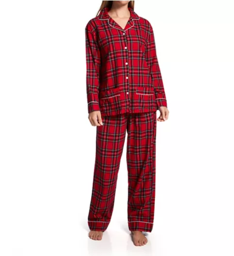 Lanz of Salzburg Long Sleeve Flannel Pajama Set 5716839