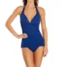 Lauren Ralph Lauren Beach Club Solids Slimming Halter Tankini Swim Top 101026 - Image 4