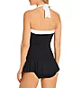 Lauren Ralph Lauren Bel Air Shirred Bandeau One Piece Swim Dress 110101 - Image 2