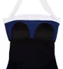 Lauren Ralph Lauren Bel Air Shirred Bandeau One Piece Swim Dress 110101 - Image 4