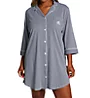 Lauren Ralph Lauren Plus Heritage Knits 3/4 Sleeve Classic Sleepshirt 13702X - Image 1