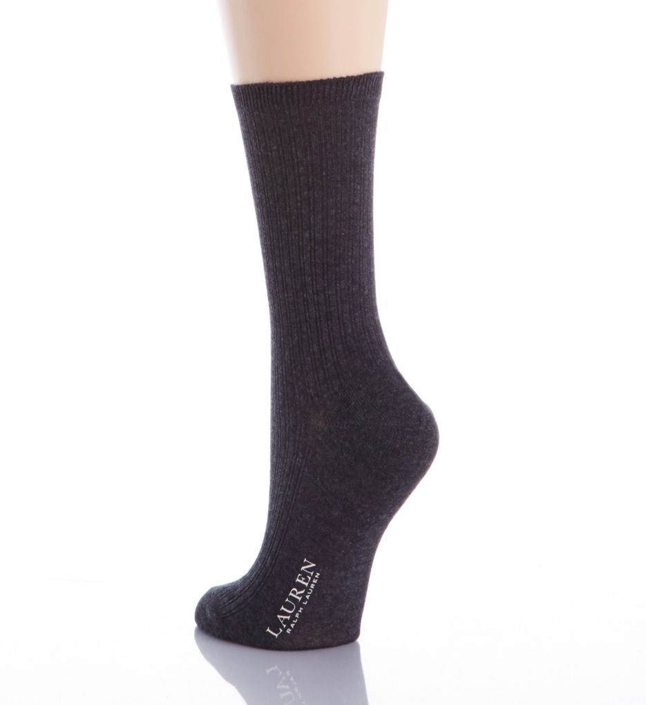 Rib Trouser Sock with Logo - 6 Pair Pack