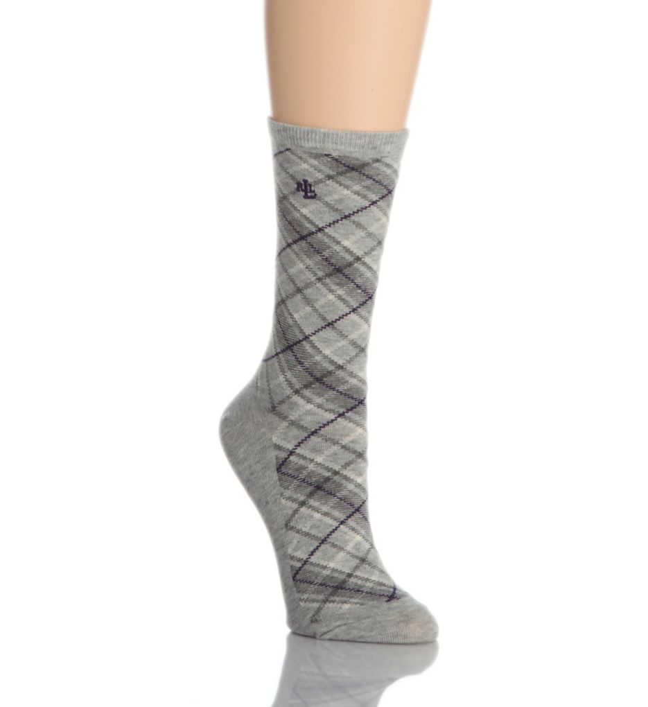 Bias Plaid Trouser Socks-gs