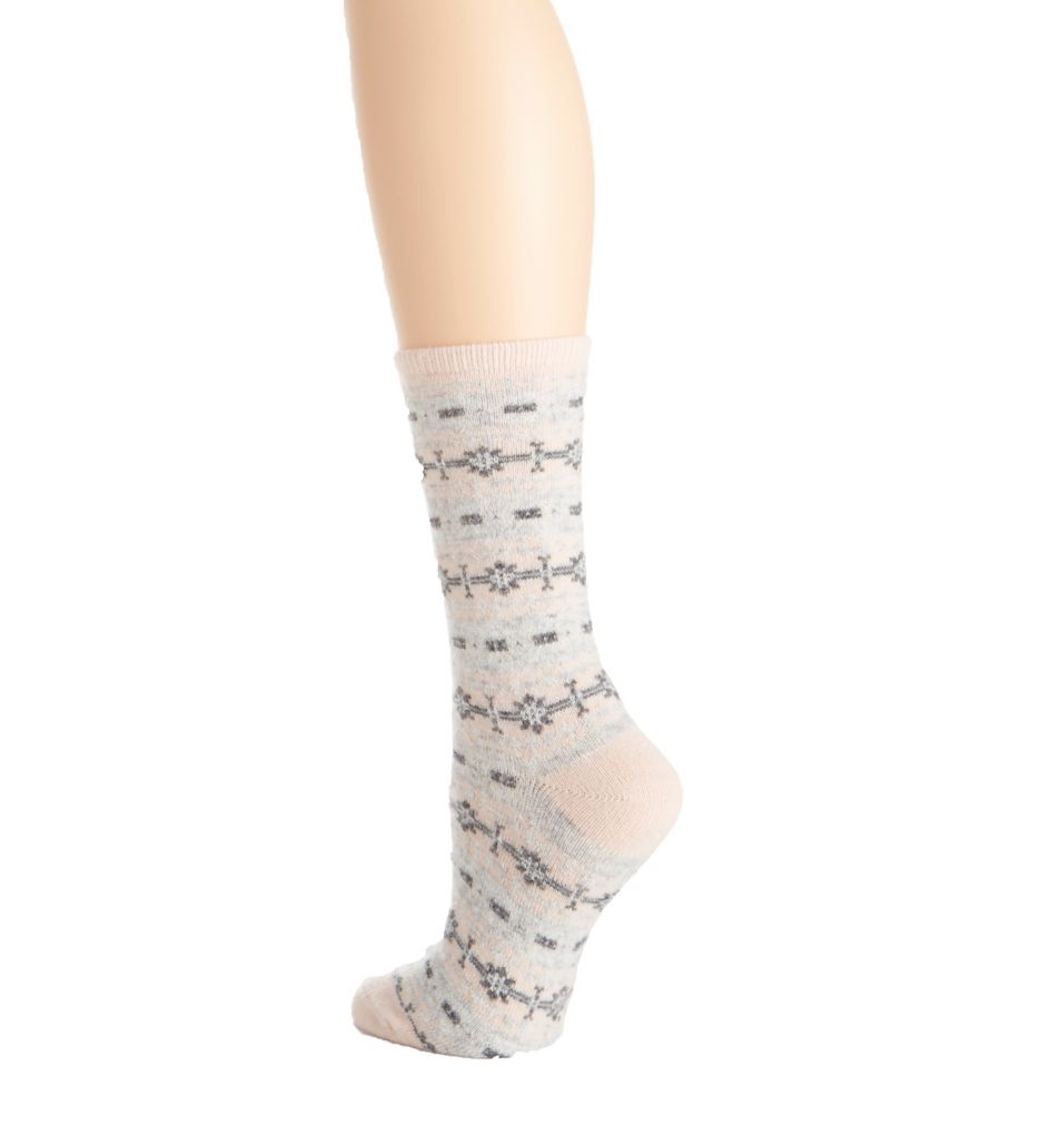 Angora Fair Isle Boot Sock-bs