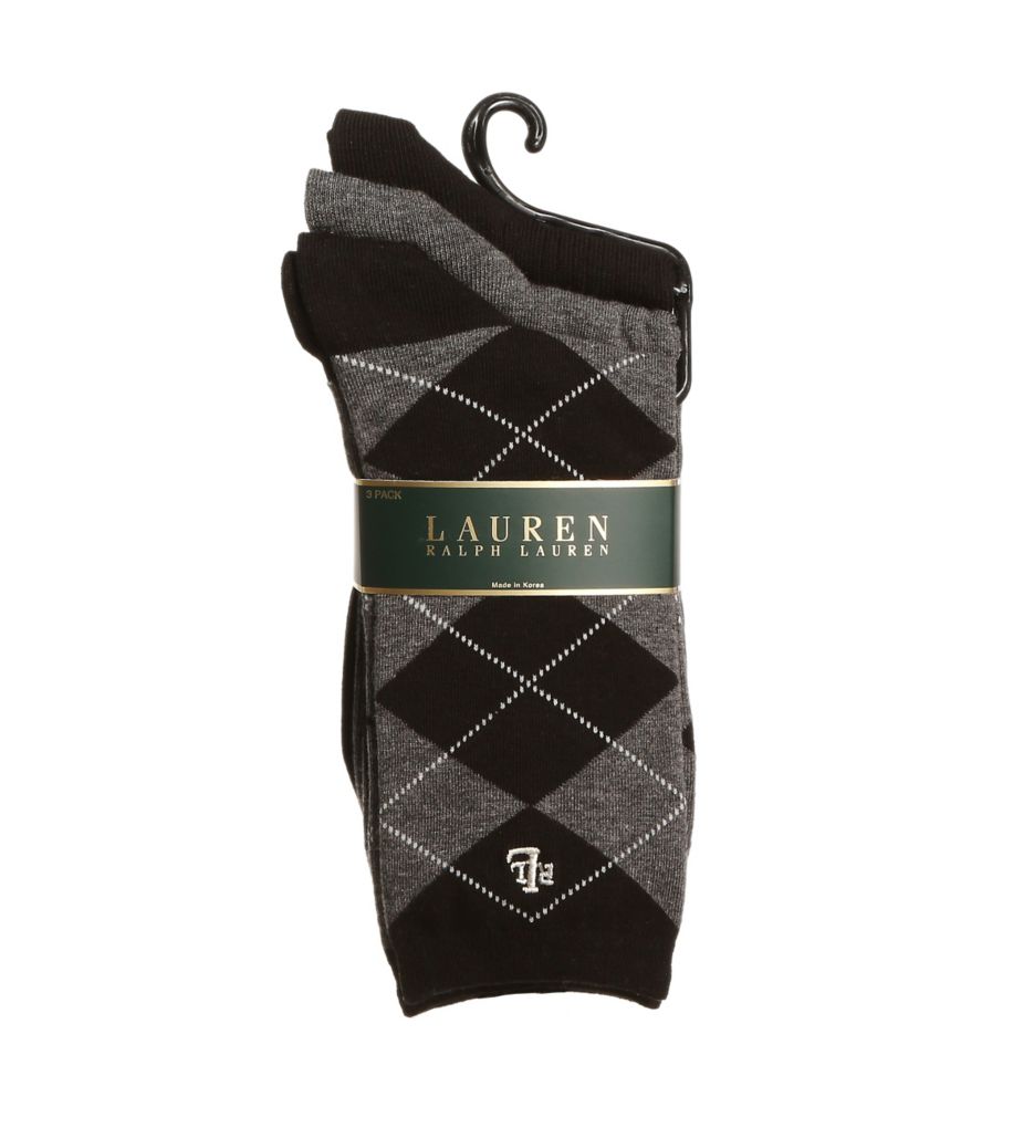 Argyle Trouser Sock - 3 Pack-fs