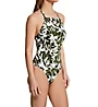 Lauren Ralph Lauren Tropic Monotone Shaping High Neck Mio Swimsuit 390015 - Image 1