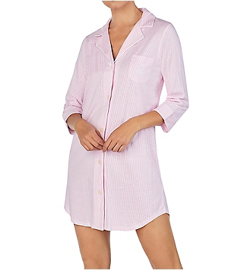 Lauren Ralph Lauren Heritage Knits 3/4 Sleeve Classic Sleepshirt 813702