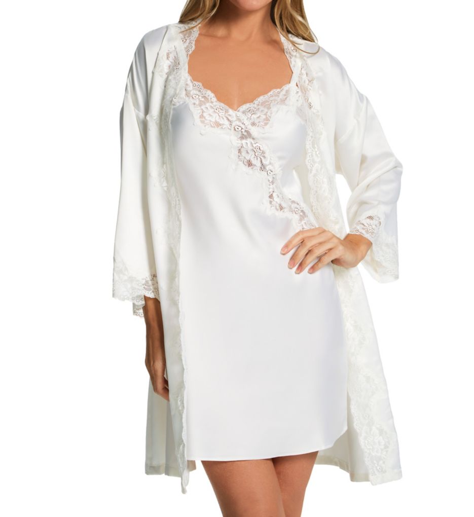 Lauren Ralph Lauren Satin Essentials Kimono Robe 8141226 - Image 3