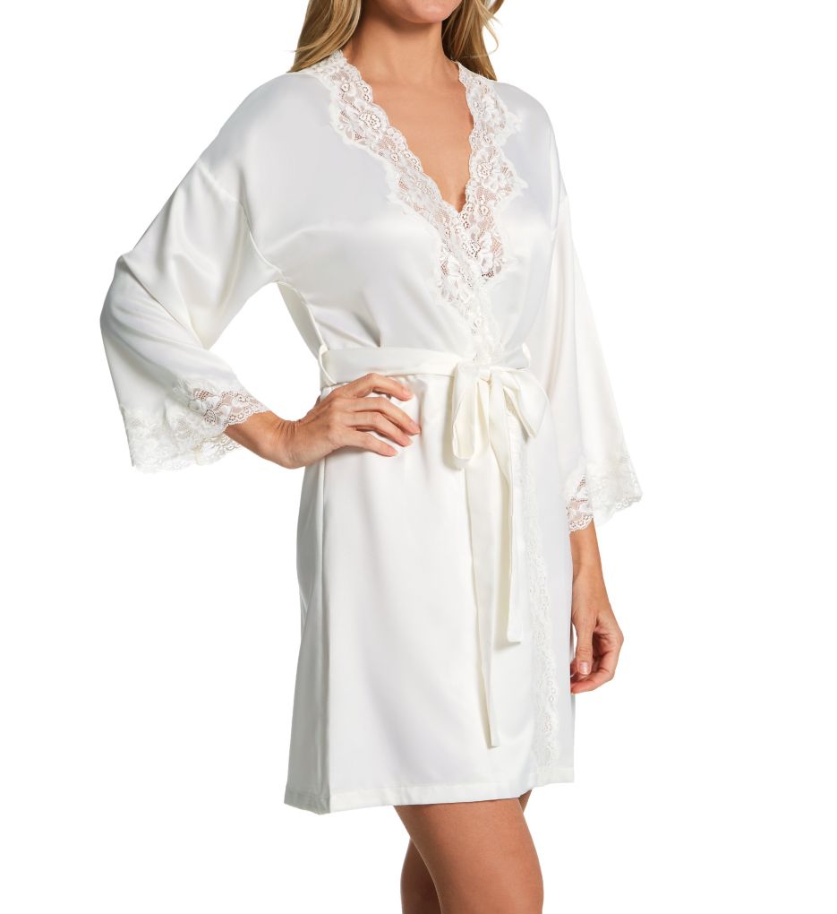 Lauren Ralph Lauren Satin Essentials Kimono Robe 8141226 - Image 1