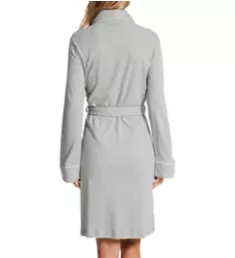 Quilted Shawl Collar Robe Heather Grey 1X