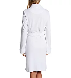 Quilted Shawl Collar Robe White S