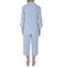 Lauren Ralph Lauren Heritage Knits 3/4 Sleeve Classic Capri PJ Set 819702 - Image 2