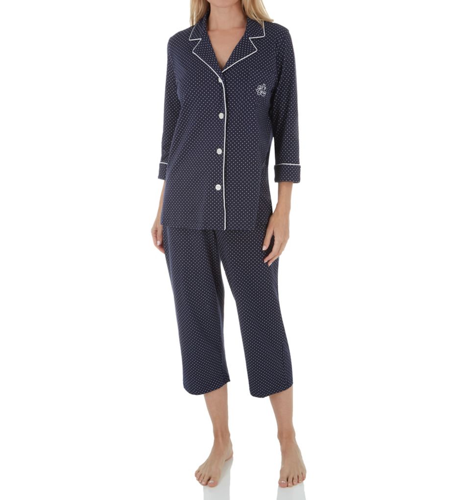 Heritage Knits 3/4 Sleeve Classic Capri PJ Set