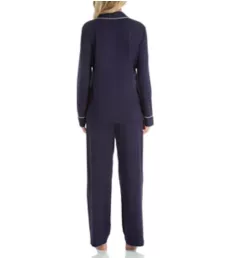 Hammond Knits Long Sleeve Notch Collar PJ Set