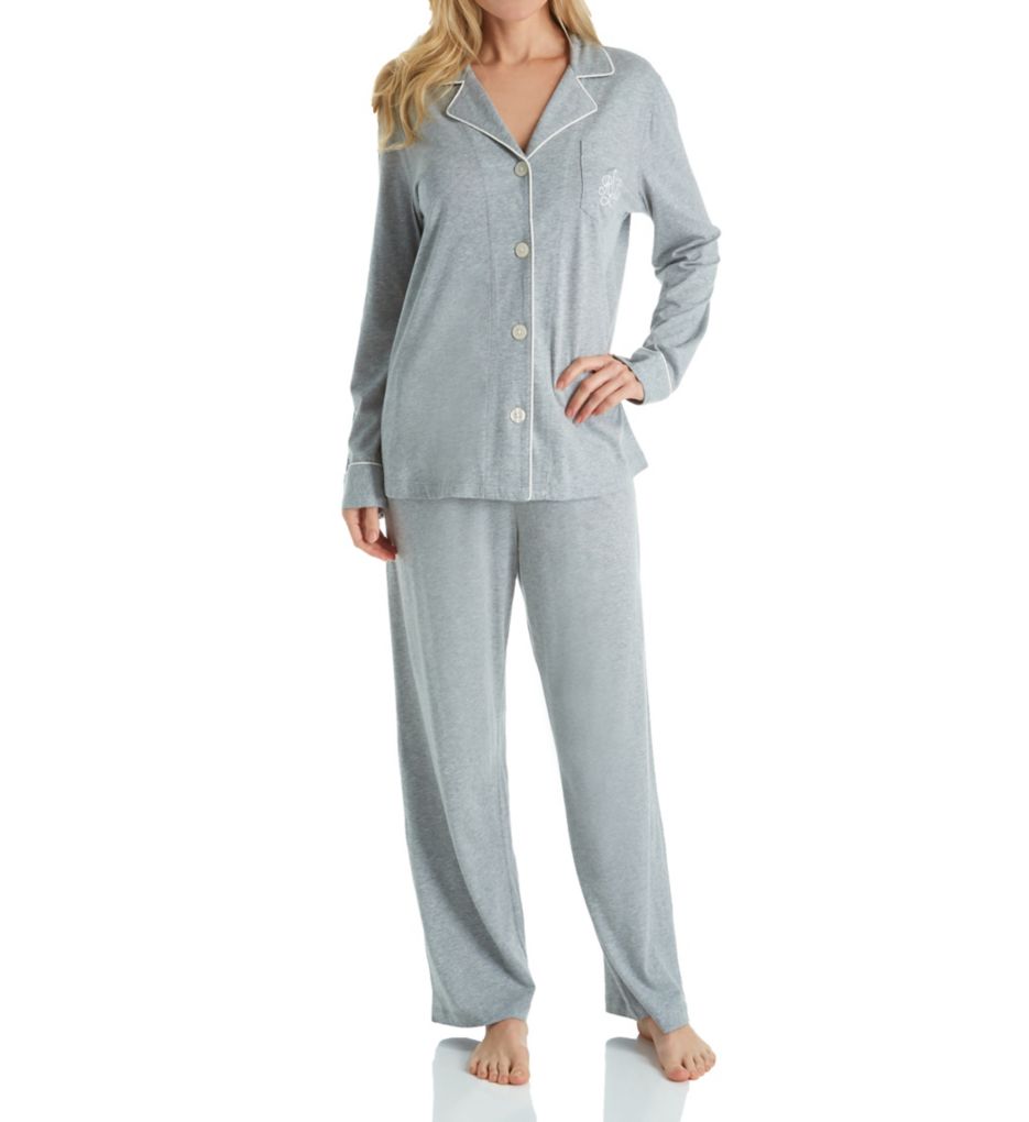 Lauren Ralph Lauren Women's Plus Windsor Pajama Set - Navy Dot - Size 3X