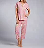 Lauren Ralph Lauren Plus Classic Knit Capri Pant PJ Set 92319X - Image 1