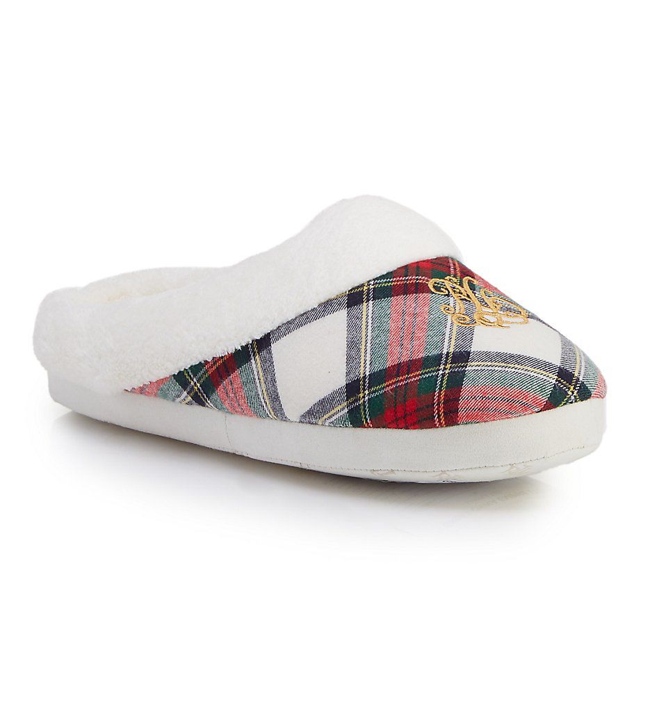 Brushed Twill with Fleece Lining Slipper