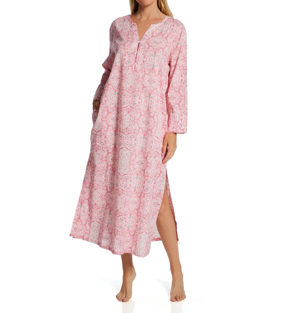 Split Neck Long Caftan-gs