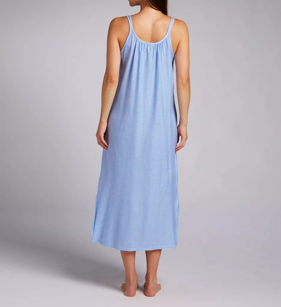 100% Cotton Jersey Knit Ballet Gown Blue Stripe S