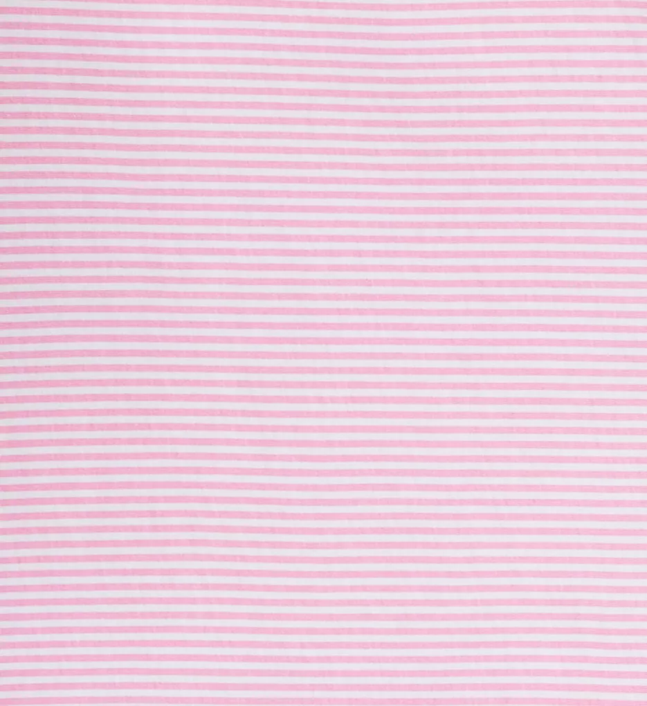 100% Cotton Jersey Knit Ballet Gown Pink Stripe L