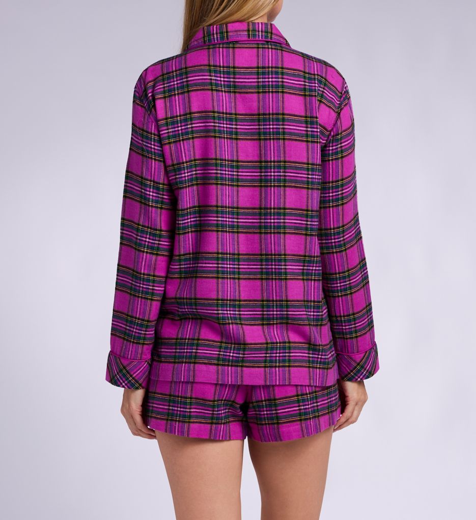 Lauren Ralph Lauren Long Sleeve Notch Collar Boxer PJ Set LN12457 - Image 2