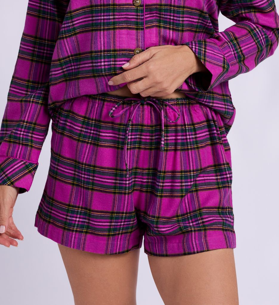 Lauren Ralph Lauren Long Sleeve Notch Collar Boxer PJ Set LN12457 - Image 4