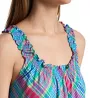 Lauren Ralph Lauren Classic Woven Sleeveless Smocked Neck Flounce Gown LN22244 - Image 4