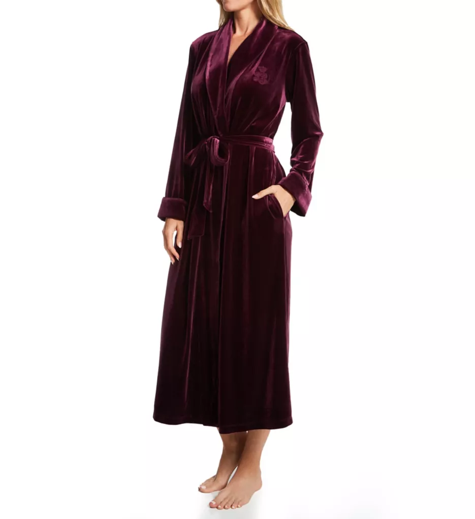 Lauren Ralph Lauren Long Sleeve Velvet Robe LN52289 - Image 1