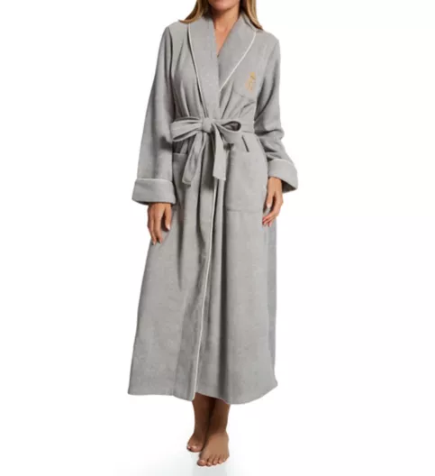 Lauren Ralph Lauren 100% Micro Fleece Long Shawl Collar Robe LN52294