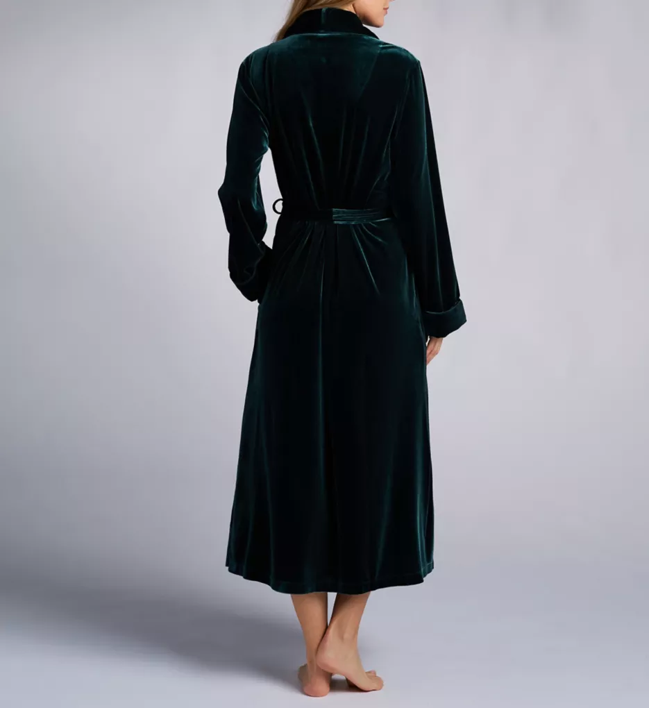 Velvet Shawl Collar Long Robe