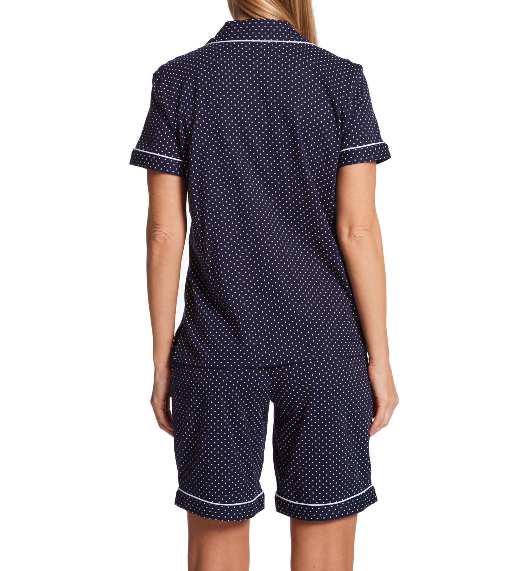 Lauren Ralph Lauren Notch Collar Bermuda PJ Set LN72313 - Image 2