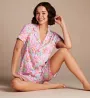 Lauren Ralph Lauren Classic Knit Short Sleeve Bermuda PJ Set LN72331