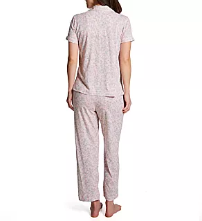 Classic Knit Ankle PJ Set Blush S
