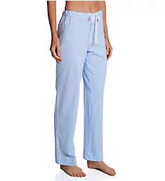 Jersey Long Sleep Pants Blue/White Stripe S