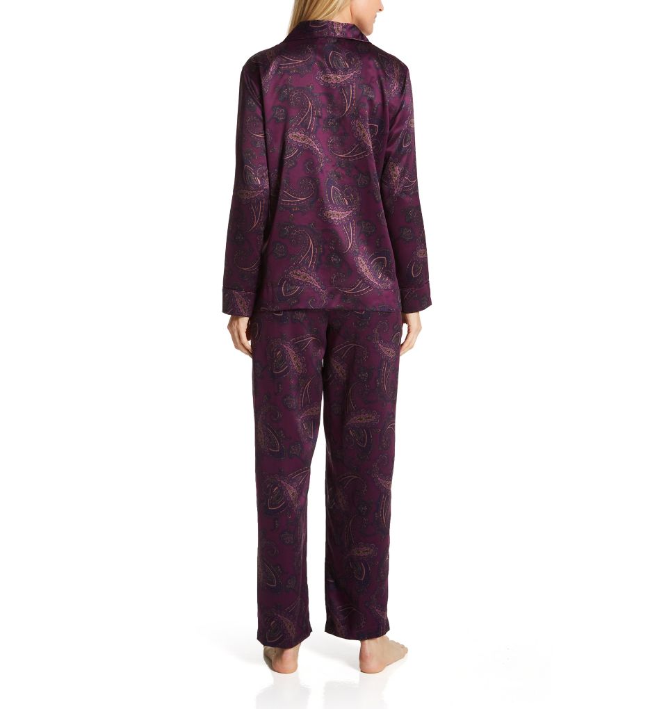 Long Sleeve Notch Collar Long Pant PJ Set