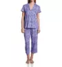 Lauren Ralph Lauren Classic Knits Notch Collar Capri PJ Set LN92239