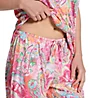 Lauren Ralph Lauren Knit Short Sleeve Notch Collar Capri PJ Set LN92245 - Image 5