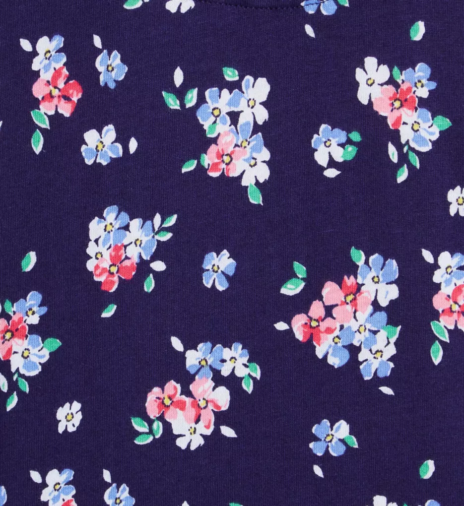 Lauren Ralph Lauren Knit Short Sleeve Notch Collar Capri PJ Set LN92254 - Image 4