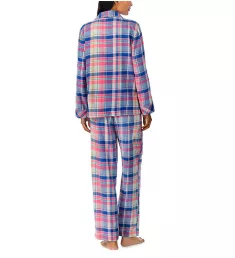 Brushed Twill Long Sleeve Notch Collar PJ Set