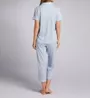 Lauren Ralph Lauren Classic Knit Short Sleeve Notch Collar Capri Pant LN92341 - Image 2