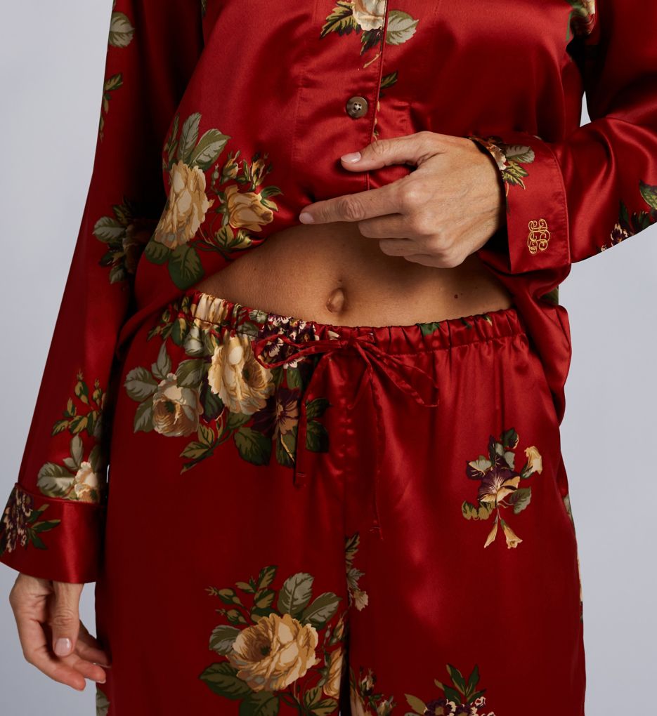 Satin Notch Collar PJ Set