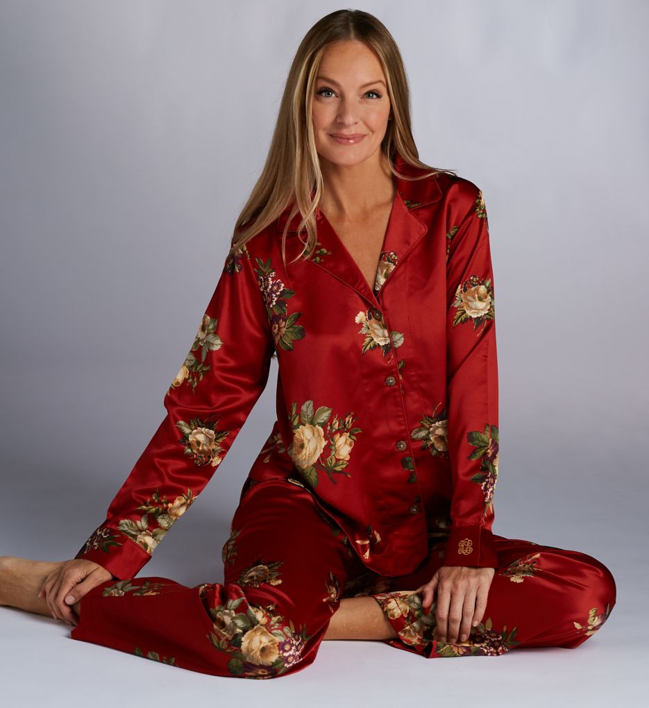 Ralph lauren satin pajamas best sale