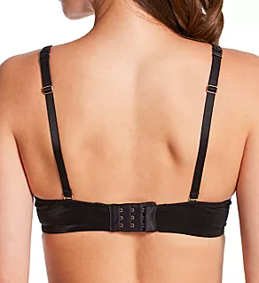 Shimmer Mesh Plunge Bra Black 34D