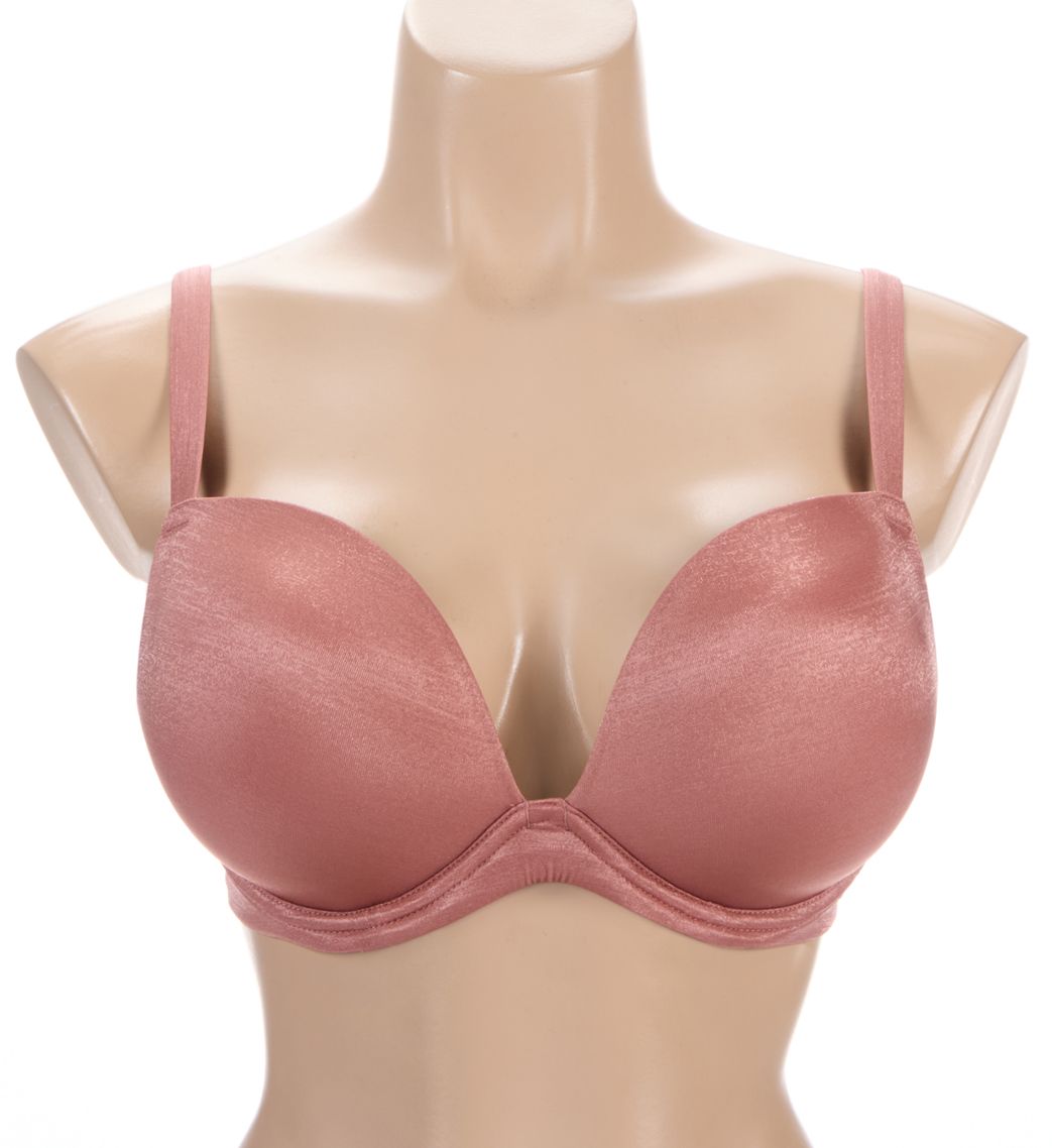 Le Mystere Shimmer Mesh Plunge Bra Shimmer Blush 32G  - Image 1