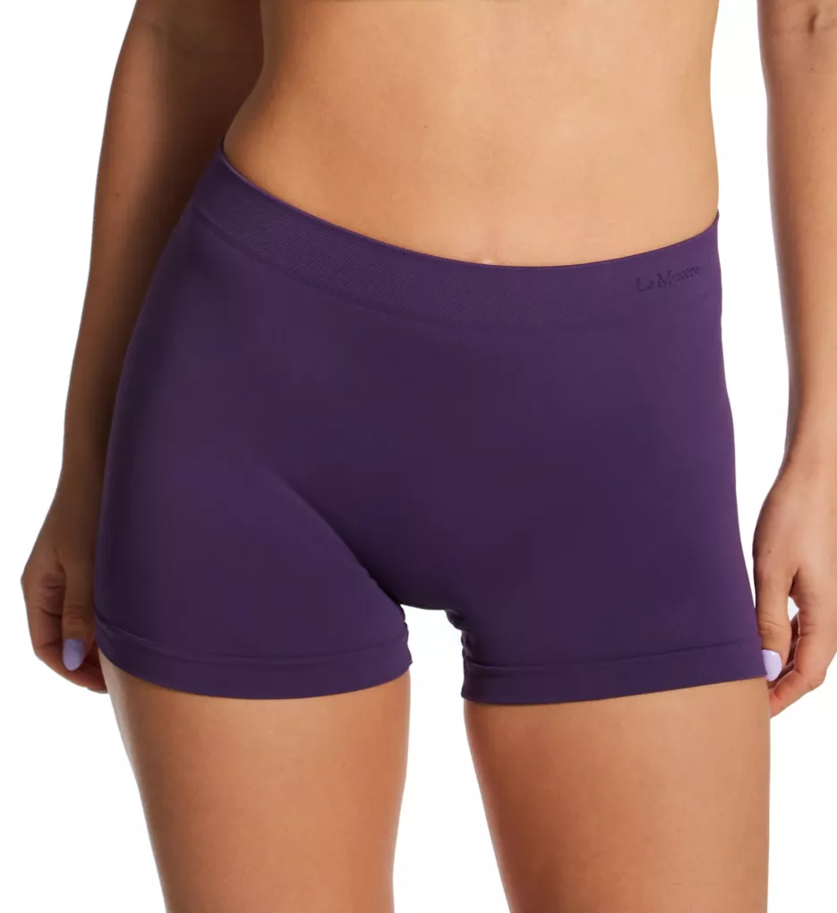 Seamless Comfort Boyshort Panty Dark Plum S