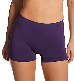 Seamless Comfort Boyshort Panty Dark Plum L
